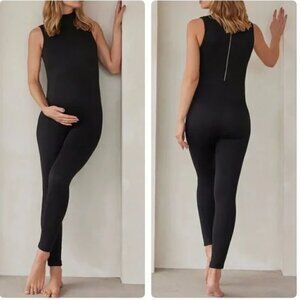 BUMPSUIT The Stevie Maternity Black Jumpsuit Size XL